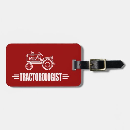 Funny Tractor Bagagelabel (Voorkant horizontaal)