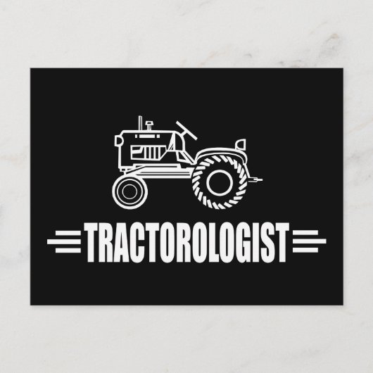 Funny Tractor Briefkaart (Voorkant)