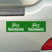 Funny Tractor Bumpersticker (Op auto)