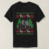 Funny Tractor Farmer Ugly Christmas Sweaters  (Design voorkant)