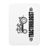 Funny Tractor Magneet (Verticaal)