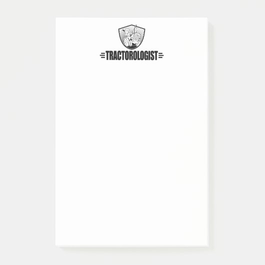 Funny Tractor Racing Post-it® Notes (Voorkant)