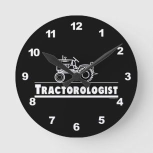Funny Tractor Ronde Klok
