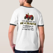 Funny Tractor T-shirt (Achterkant volledig)