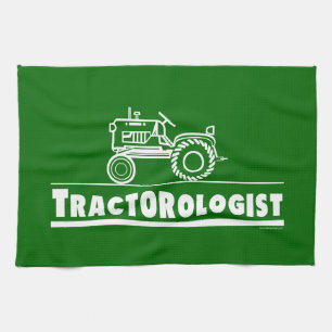 Funny Tractor Theedoek