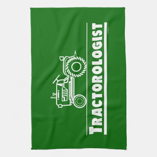 Funny Tractor Theedoek (Verticaal)