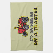 Funny Tractor Theedoek (Verticaal)