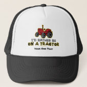 Funny Tractor Trucker Pet (Voorkant)