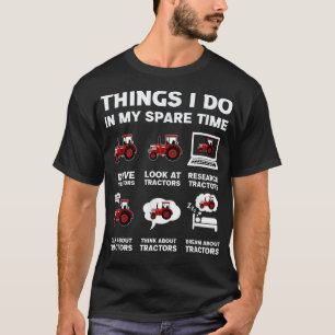 Funny Tractors houdt van 6 dingen die ik doe in mi T-shirt
