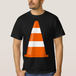 Funny Traffic Cone Costume Easy Simple Halloween C T-shirt