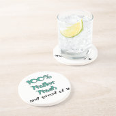 Funny Trailer Park Dessous de verre Sandstone (Côté)