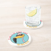 Funny Trailer Park Dessous de verre Sandstone (Côté)