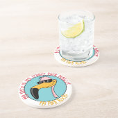 Funny Trailer Park Dessous de verre Sandstone (Côté)