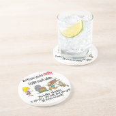 Funny Trailer Park Sandstone Onderzetter (Zijkant)