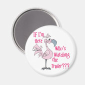 Funny Trailer Park Shirt Magneet (Voorkant / Achterkant)