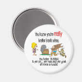 Funny Trailer Park Shirt Magneet (Voorkant / Achterkant)