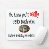 Funny Trailer Park Shirt Muismat (Met muis)