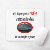 Funny Trailer Park Shirt Muismat (Met muis)