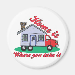 Funny Trailer Park Shirten en Gifts Magneet