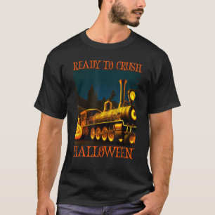 Funny Train Wagon Railroad Halloween Costume Boys T-shirt