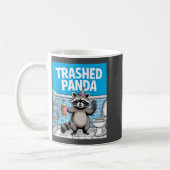 Funny Trashed Panda Raccoon Gets Drunk  Koffiemok (Links)