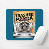 Funny Trashed Panda Raccoon Gets Drunk Muismat (Met muis)