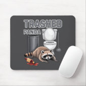 Funny Trashed Panda Raccoon Gets Drunk Muismat (Met muis)