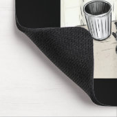 Funny Trashed Panda Racoon Gets Drunk  Muismat (Hoek)