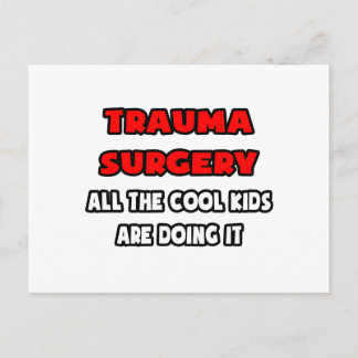 Funny Trauma Surgeon Shirten en Gifts Briefkaart
