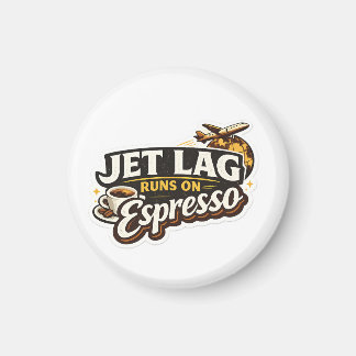  Funny Travel Coffee Lover Hat Magneet