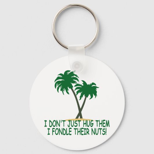 Funny tree hugger sleutelhanger (Voorkant)