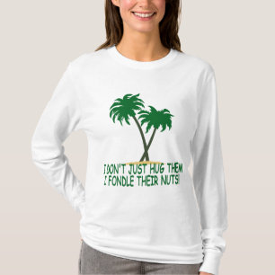Funny tree knuffel dames t-shirt