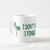 Funny treehugger koffiemok (Voorkant links)