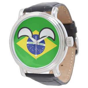 Funny Trending Geeky Brazil Countryball Horloge