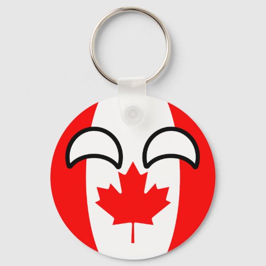 Funny Trending Geeky Canada County Sleutelhanger (Voorkant)