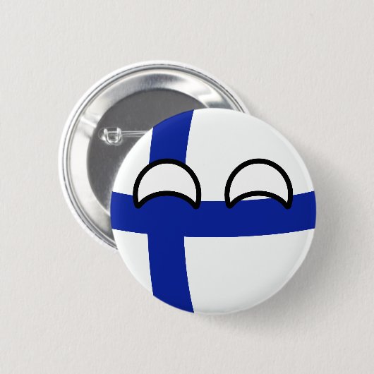 Funny Trending Geeky Finland Ronde Button 5,7 Cm (Voorkant /achterkant)