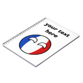 Funny Trending Geeky France Countryball Notitieboek (Linkerzijde)