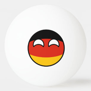 Funny Trending Geeky Germany Countryball Pingpongballen