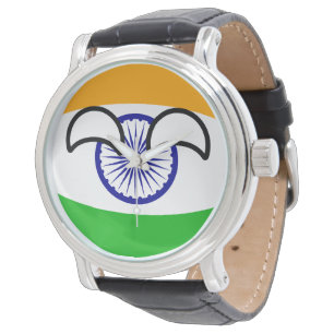 Funny Trending Geeky India Countryball Horloge