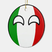 Funny Trending Geeky Italië Keramisch Ornament (Links)