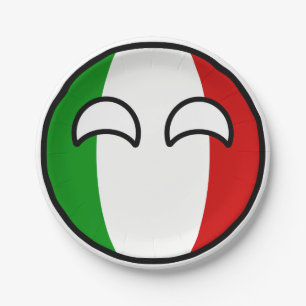 Funny Trending Geeky Italië Papieren Bordje