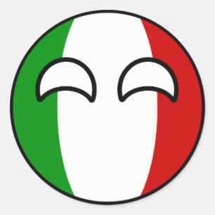 Funny Trending Geeky Italië Ronde Sticker