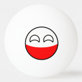 Funny Trending Geeky Poland Countryball Pingpongballen (Voorkant)
