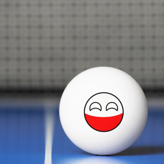 Funny Trending Geeky Poland Countryball Pingpongballen (Net)