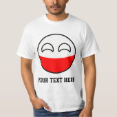 Funny Trending Geeky Poland Countryball T-shirt (Voorkant)