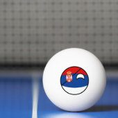 Funny Trending Geeky Servië Countryball Pingpongballen (Net)