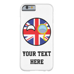 Funny Trending Geeky United Kingdom Countryball Barely There iPhone 6 Hoesje