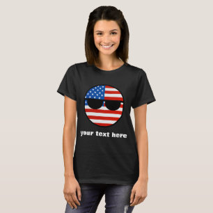 Funny Trending Geeky USA Countryball T-shirt