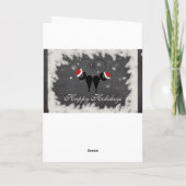 Funny Trendy Kerstkerstkerstkerstkerstkerstboomsch Feestdagen Kaart (Achterkant)