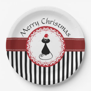 Funny Trendy leuke kerstvakantie Papieren Bordje
